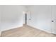 This bedroom is freshly painted with new flooring and great natural light at 516 North Mulberry St, Cherryville, NC 28021