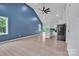 Large living space features modern open floor plan, lots of light, and a seamless flow at 516 North Mulberry St, Cherryville, NC 28021