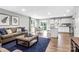 Open concept living space with a view of the kitchen and dining area at 5995 Granbury Dr, Kannapolis, NC 28081
