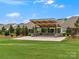 Beautiful community area with an outdoor covered patio at 6020 Waldorf Ave, Monroe, NC 28110
