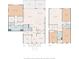Detailed floor plan showcasing the layout of a two-story home with spacious rooms and ample closet space at 6422 Northern Red Oak Dr, Mint Hill, NC 28227