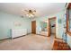 Neutral bedroom featuring a large closet and a large window for natural light at 676 Cottingham Ne Pl, Concord, NC 28025
