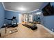 Home gym featuring fitness equipment, mirrors, and rubber flooring at 8170 Bay Pointe Dr, Denver, NC 28037