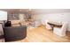 Spacious living room features a comfortable seating area and custom built-in shelving with natural light at 899 Wendover Rd # 29, Statesville, NC 28677