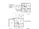 Detailed floor plan showcasing the layout of this two-story home, including room dimensions and key features at 9422 Olivia Ln, Charlotte, NC 28277