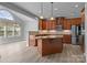 Spacious kitchen with an island and lots of counter space, perfect for gatherings at 9937 Violet Cannon Nw Dr, Concord, NC 28027