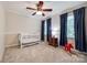Lovely bedroom with a crib, rocking horse, and a serene atmosphere at 1887 Steeplechase Dr, Rock Hill, SC 29732