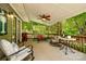 Inviting covered porch with outdoor seating and fan, perfect for relaxing at 1887 Steeplechase Dr, Rock Hill, SC 29732