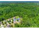 Aerial view of 2205 Gallberry Ln nestled among lush trees in a well-maintained neighborhood at 2205 Gallberry Ln, Waxhaw, NC 28173