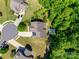 Aerial shot of home and community with pool at 2205 Gallberry Ln, Waxhaw, NC 28173