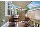 Wooden deck furnished with chairs, offering a comfortable outdoor sitting area at 251 Birch Tree Rd, Clover, SC 29710
