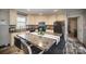 Bright eat-in kitchen with unique center island, stylish counters, and appliances at 251 Birch Tree Rd, Clover, SC 29710