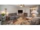 The living room features hardwood flooring, ceiling fan, lots of furniture, and lots of space at 251 Birch Tree Rd, Clover, SC 29710