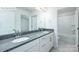Bathroom featuring double sinks, granite counters, and modern fixtures at 265 Miramar Dr, York, SC 29745