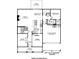 First floor plan showcasing the layout, including the kitchen, Gathering room, study, and garage at 265 Miramar Dr, York, SC 29745