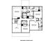 Second floor plan exhibiting the layout of bedrooms, bathrooms and loft at 265 Miramar Dr, York, SC 29745