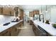 Well-appointed kitchen with stainless steel appliances, island sink, and ample counter space at 265 Miramar Dr, York, SC 29745
