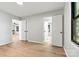 Spacious bedroom with multiple doors and natural light; ideal living space at 3372 Lee Lawing Rd, Lincolnton, NC 28092