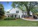 Backyard with a patio, deck, and lush green lawn, ideal for outdoor enjoyment at 4126 Tyndale Ave, Charlotte, NC 28210