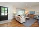 Inviting living room featuring wood floors, bright windows, and comfortable seating area at 4126 Tyndale Ave, Charlotte, NC 28210