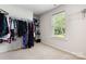 Walk-in closet with metal racks at 4209 Grier St, Gastonia, NC 28056