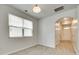 Bright dining room with light wood floors and ample natural light at 5033 Mockernut Ln, Indian Land, SC 29707