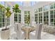Sun-drenched breakfast nook with a glass ceiling, offering an elegant dining experience with natural light at 8500 Longview Club Dr, Waxhaw, NC 28173