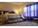 Well-decorated main bedroom with an inviting bed and large windows, creating a serene space at 858 Oak Manor Se Dr, Concord, NC 28025
