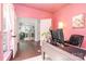Home office shows desk near the doorway, letting you easily access the dining room at 108 Shade Tree Cir, Fort Mill, SC 29715