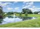 Pond with fountain in a community featuring a tranquil outdoor space with a scenic water feature at 108 Shade Tree Cir, Fort Mill, SC 29715