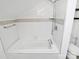 Bathroom featuring a stand-up shower with tiled walls, offering a relaxing and luxurious bathing experience at 12300 Caldwell Rd, Charlotte, NC 28213