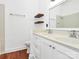 Bathroom vanity with dual sinks and cabinets offering storage at 12300 Caldwell Rd, Charlotte, NC 28213