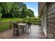 Spacious wooden deck with a dining set, perfect for outdoor entertaining at 146 Duff St, Gastonia, NC 29715