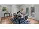 Dining room area featuring hardwood floors, and a view of the backyard at 146 Duff St, Gastonia, NC 29715