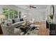 Bright living room with lots of natural light from the windows, and stylish décor at 146 Duff St, Gastonia, NC 29715