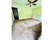Damaged bedroom with ripped carpet and damaged walls requiring extensive renovation at 2201 Airdale Rd, Lancaster, SC 29720