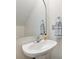 Small, bright powder room with a modern sink and fixtures at 2223 Club Rd, Charlotte, NC 28205