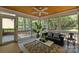 Inviting sunroom with ample natural light and comfortable seating at 2223 Club Rd, Charlotte, NC 28205