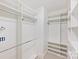 Spacious walk-in closet with custom shelving and ample storage space at 2223 Club Rd, Charlotte, NC 28205