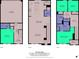 Detailed floorplan showcasing the layout of each floor of the home at 4008 Yucca Aly, Charlotte, NC 28217