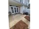 Private patio with French doors, perfect for outdoor entertaining and relaxation at 4151 Town Center Rd, Harrisburg, NC 28075