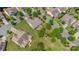 Aerial view of single-Gathering homes with well-manicured lawns and mature trees at 4208 Rosy Billed Ct # 30, Fort Mill, SC 29707