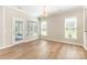 Bright dining room with wood floors and great natural light, perfect for meals at 4208 Rosy Billed Ct # 30, Fort Mill, SC 29707