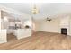 Spacious living room with wood floors, a fireplace, and an open layout at 4208 Rosy Billed Ct # 30, Fort Mill, SC 29707