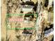 Aerial view of the property showing lot lines and surrounding neighborhood at 450 1St Se St, Hickory, NC 28602