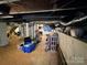 Spacious unfinished basement area ready for customization, featuring exposed ductwork at 450 1St Se St, Hickory, NC 28602