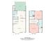 Detailed floor plan showcasing layout of the 2-story home, including room dimensions and total square footage at 6128 Warrior Ave, Fort Mill, SC 29707