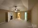Spacious main bedroom with an en-suite bathroom and walk-in closet entrances at 110 Whitehall Dr, Mooresville, NC 28117