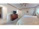 Spacious main bedroom featuring a large bed, dresser with TV, and neutral color scheme at 114 Caraway Ln, Mooresville, NC 28117