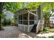 Relaxing screened-in porch with a spacious layout and backyard views at 12524 Angel Oak Dr, Huntersville, NC 28078